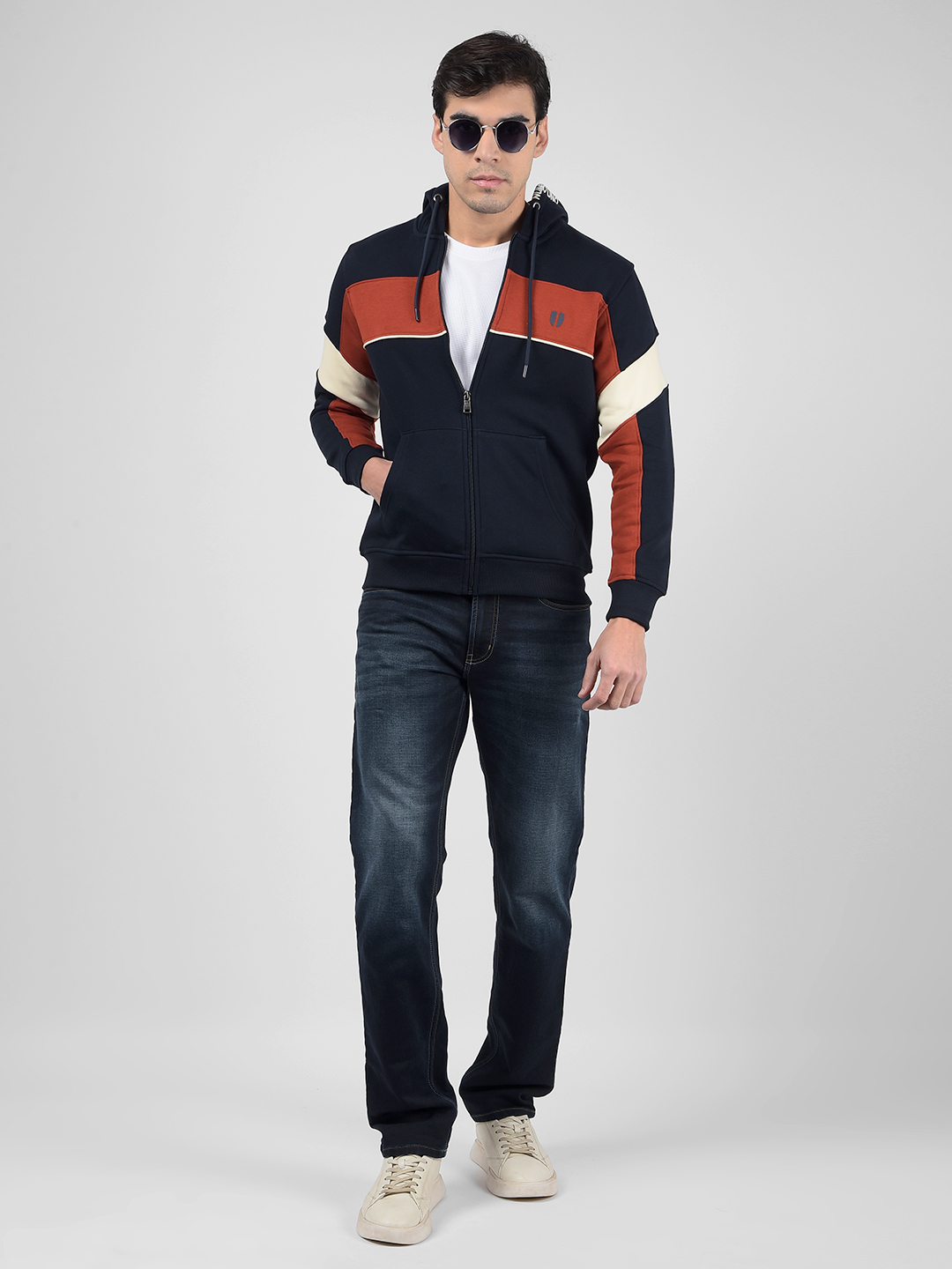 Numero Uno Men Solid Dark Blue Jeans